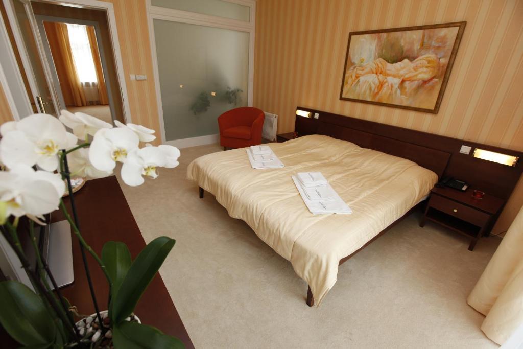 Hotel Sandor Pavillon Пиещани Стая снимка